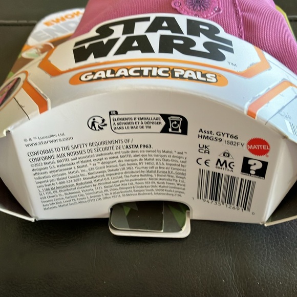 Disney Star Wars Galactic Pals Endor Ewok Plush Toy Pink Satchel Mattel NEW Gift - Picture 4 of 4